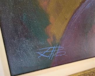 Original Oil on Canvas "Carnival" Artist-- Raffi Bo