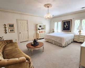 Vintage Velvet Tufted Sofa