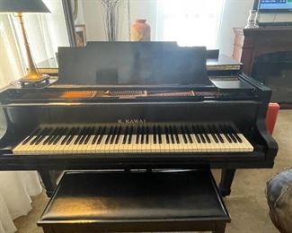 K Kawai Piano and bench