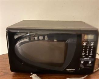 Sharp Carousel Black Microwave 