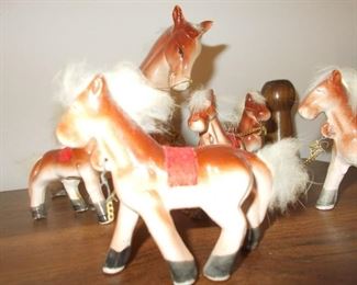 Set of 6 ponies