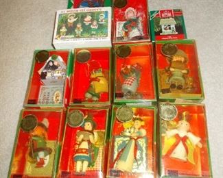 Vintage Sears Christmas ornaments