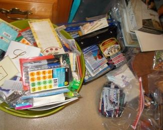 Office supplies   LOTS of them
