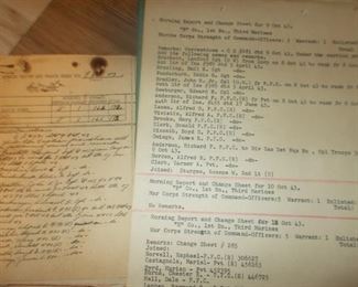 WWII paperwork 
