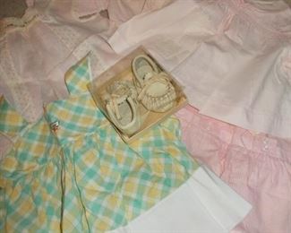 Vintage baby clothing
