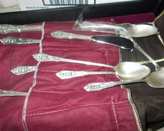 Wallace Rose Point Sterling flatware  I will post amount asap