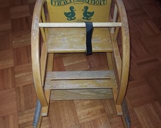 Antique child's rocker