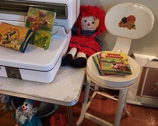 Vintage metal stools 