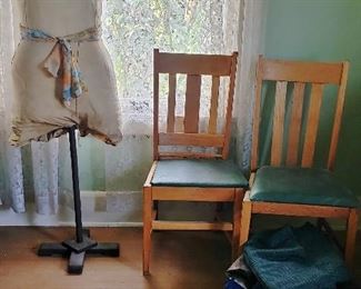 The 2 mission side chairs are probably gone (we have a set of 4, spoken for)