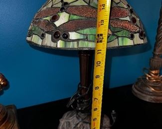 Tiffany style Dragon Fly accent lamp $60
