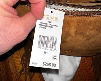 Michael Kors Billy Fringe Medium Suede Bag New With Tag BIN $125