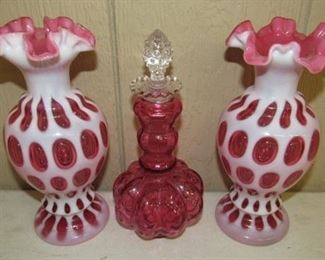 Fenton Cranberry Glass