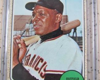 1968 Topps Willie Mays Card