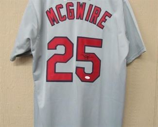 Mark McGwire Autographed Jersey
