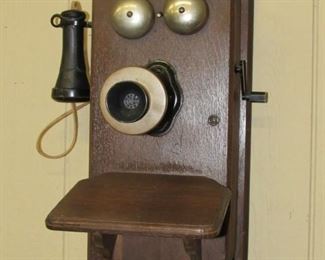 Oak Wall Telephone