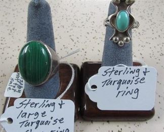 Sterling & Turquoise Rings