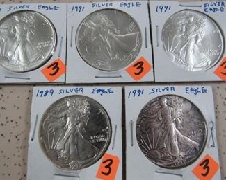 1 oz Silver Eagles