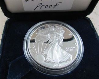 2001-W Proof Silver Eagle
