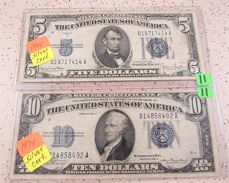 1934 Silver Certificates 
