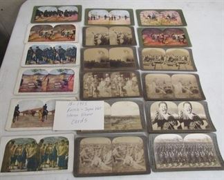 1905 Russia Japan War Stereo Viewer Cards