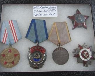WWII Russian Medals