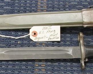 WWII U.S. Army Bayonet - Mint Condition