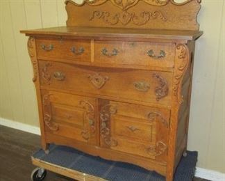 Fancy Oak Sideboard