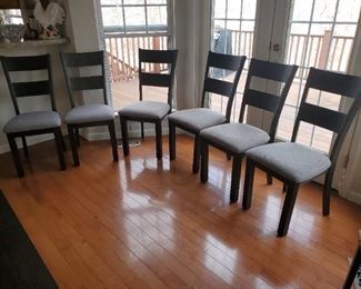Set of (6) sturdy chairs