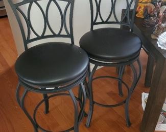 Two bar stools