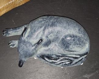 Metal Fox approx 8" wide