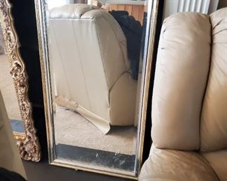Very MCM beveled mirror approx 4'x2.5'