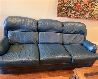 #1	Classic Leather Sofa - 87" Long	 $300.00 
