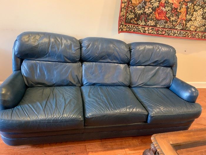 #1 Classic Leather Sofa - 87" Long $300.00