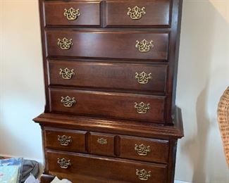 #25	Kincaid Hi-Boy Dresser - 38x19x67	 $125.00 
