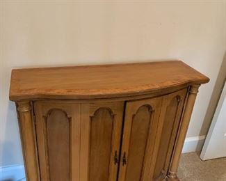 #30	Wood 2 door Cabinet w/1 shelf - 34x12x29	 $100.00 
