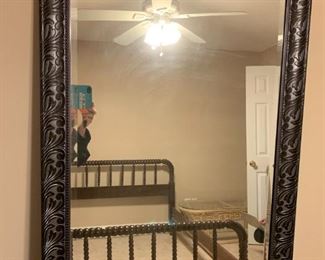 #40	Black Plastic Frame w/Beveled Mirror - 29x41	 $50.00 
