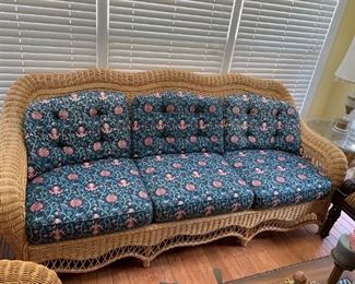 #45	Pennsylvania House Wicker Sofa - 82" Long	 $250.00 
