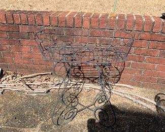 #55	Metal Flower Trough - 24x12x26	 $45.00 
