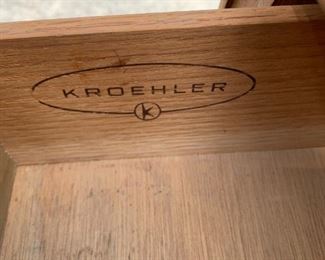 #69	Wood Side Table - Kroehler Brand w/1 Drawer - 24x16x24 - as is 	 $30.00 
