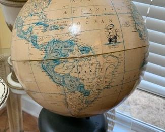 #91	globe of world Grand mcnalley 	 $30.00 
