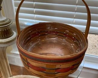 #92	Longerberger basket Crisco  red/blue strips 	 $30.00 
