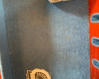 #114	Elegantly yours by "Rogers Brothers" - 8 place setting missing one spoon w/box 	 $75.00 
