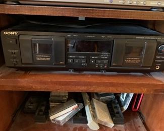 #122	Sony Stero Dual Cassette Deck - Model #TC-WE435	 $50.00 
