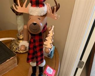 #134	Vintage Wooden Nutcracker	 $20.00 
