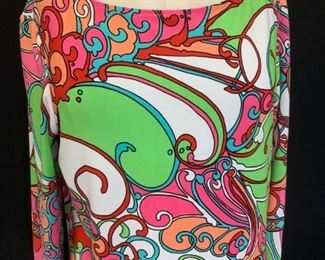 Maggie L Psychedelic Print Tunic Dress
