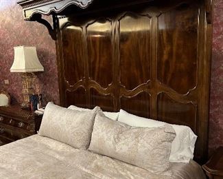 King French bed in primary suite