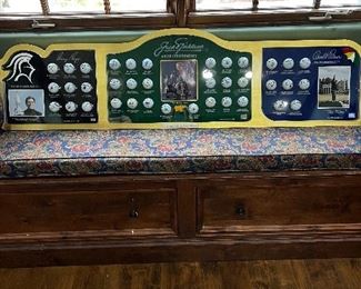 Attn golf lovers we have THE BIG THREE autographed collection framed in 22 carat gold with certificate of authenticity & a beautiful case to display this wonderful show piece !