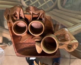 African Hand-carved Napkin Rings