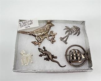 Sterling Broaches