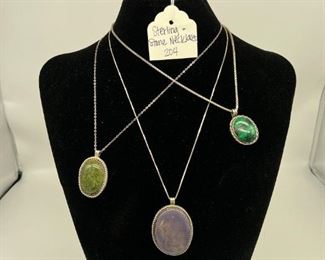 Sterling Stone necklaces